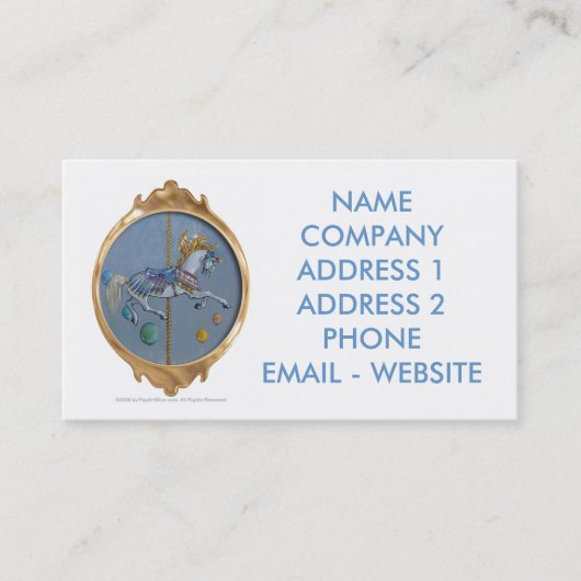 回転木馬ビジネス – プロファイルカードOpus One 名刺 (正面)