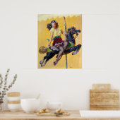 回転木馬ピン留め ポスター (キッチン)