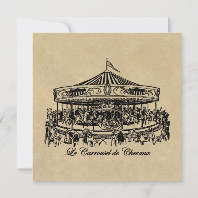 回転木馬フランスのウマのアパレルとギフト (正面)