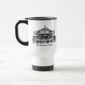 回転木馬フランスのウマのアパレルとギフト トラベルマグ (左)