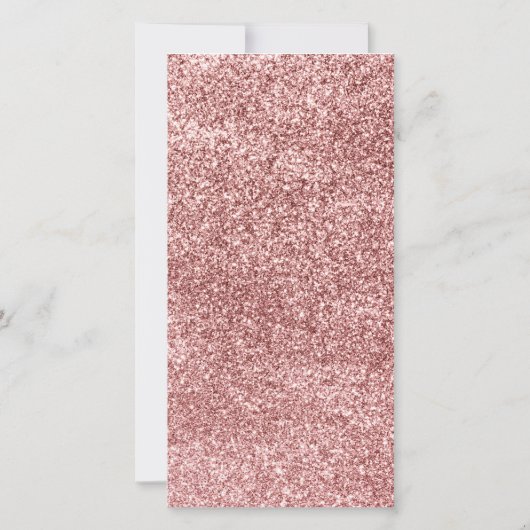 回転木馬フローラグリッター誕生日 サンキューカード (裏面)