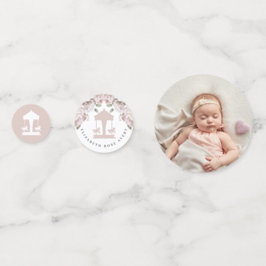 回転木馬フローラソフトピンク写真 コンフェッティ (裏面)