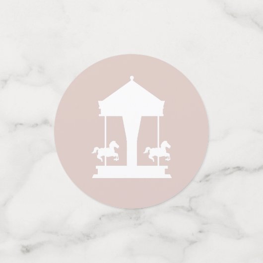 回転木馬フローラソフトピンク写真 コンフェッティ (スモール正面)