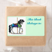 回転木馬ブックプレートラベル ラベル (インサイチュ)