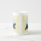 回転木馬ベアーバイジューンエリカヴェス ボーンチャイナマグカップ (正面)