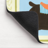 回転木馬ベアーバイジューンエリカヴェス マウスパッド (コーナー)