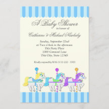 回転木馬ベビーシャワー