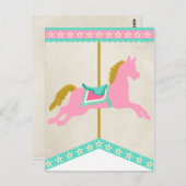 回転木馬ペナントバナースペーサー ポストカード (正面/裏面)