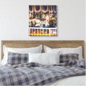 回転木馬ホースオンキャンバス キャンバスプリント (インサイチュ (寝室))