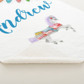 回転木馬ホースカスタムテンプレート シェルパブランケット (3/4)