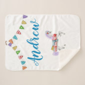 回転木馬ホースカスタムテンプレート シェルパブランケット (正面(横))