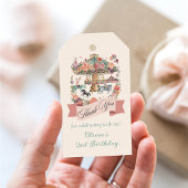 回転木馬ホースカーニバル誕生日サンキューユー ギフトタグ