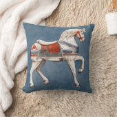 回転木馬ホースバイヘンリーマーフィー  クッション (ブランケット)