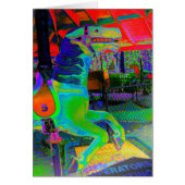 [回転木馬ホース] カラフル -任意の大事な行事カード (正面)