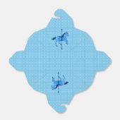 回転木馬ホース – コバルトアンドスカイブルー フェイバーボックス (折り畳みなし)