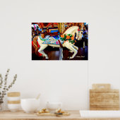 回転木馬ホース – 1 ポスター (キッチン)