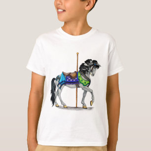回転木馬ホース Tシャツ