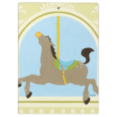 回転木馬ホースbyジューンエリカヴェス クリップボード (裏面)
