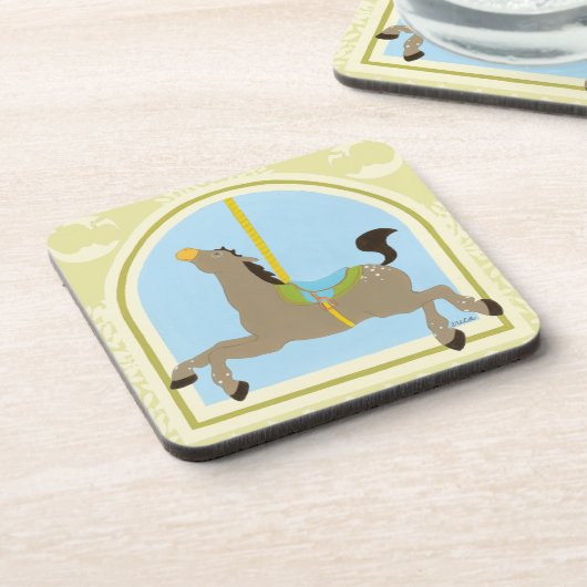 回転木馬ホースbyジューンエリカヴェス コースター (左側)