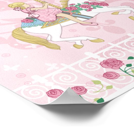 回転木馬ポニーガールズルームポスター ポスター (角)