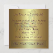 回転木馬ポニーガールズ5thバースデーパーティー 招待状 (裏面)