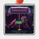 回転木馬ポニービッグシスターキープサケオーシャネット メタルオーナメント (正面)