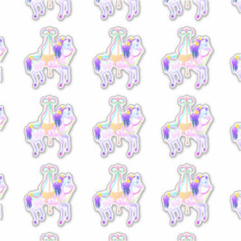 回転木馬ポニー（シート）コンターシール シール