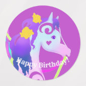 回転木馬ポン ラベル (デザイン2)