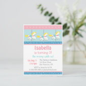 回転木馬メリー誕生会の招待 招待状 (スタンド正面)