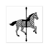 回転木馬メリー・ゴーラウンド馬 セルフインキングスタンプ (デザイン)