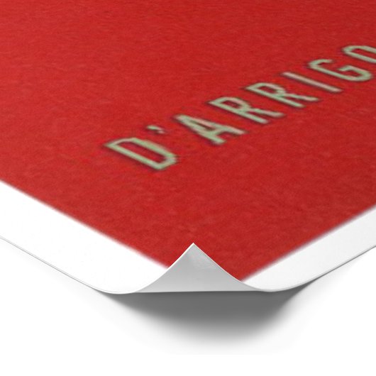 回転木馬ヴィンテージ旧野菜クレートラベル ポスター (角)