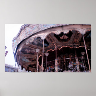 回転木馬ヴィンテージ ポスター