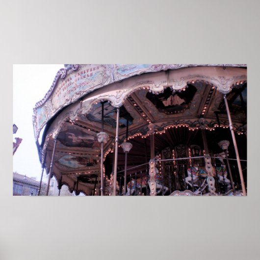 回転木馬ヴィンテージ ポスター (正面)