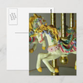 回転木馬乗車 ポストカード (正面/裏面)