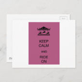 回転木馬保Calm ポストカード (正面/裏面)