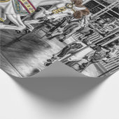 回転木馬写真 ラッピングペーパー (角)