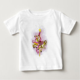 回転木馬子供Tシャツ ベビーTシャツ