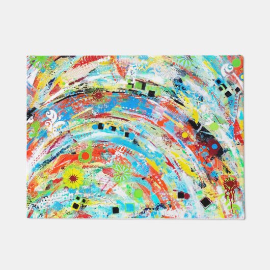 回転木馬形式 ドアマット (正面)