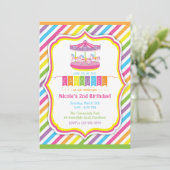 回転木馬招待状/回転木馬招待状 招待状 (スタンド正面)