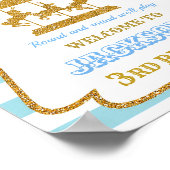 回転木馬歓迎パーティーサインボーイサーカスポスター ポスター (角)