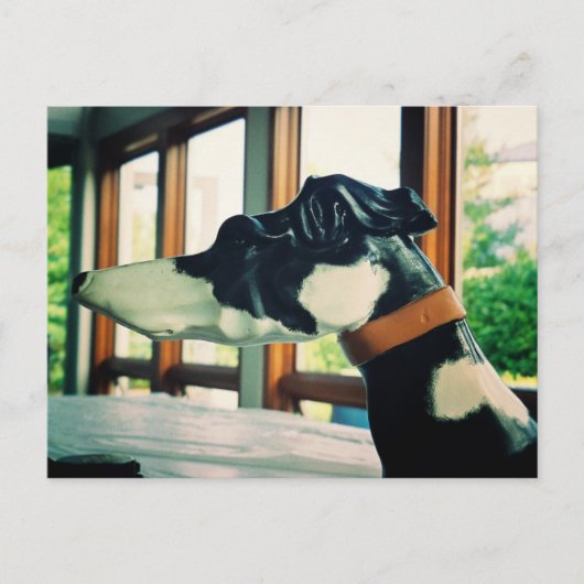 回転木馬犬 ポストカード (正面)