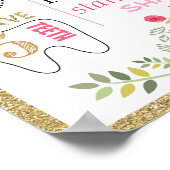 回転木馬第1誕生日看板 ポスター (角)