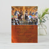 回転木馬結婚式招待状 招待状 (スタンド正面)