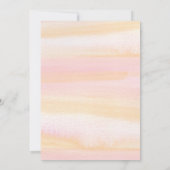 回転木馬誕生日ありがとうございますノートカード 招待状 (裏面)