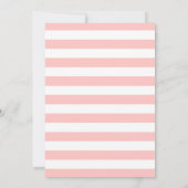 回転木馬誕生日カーニバル誕生日 招待状 (裏面)