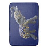 回転木馬象フォトバスマット バスマット (正面縦)