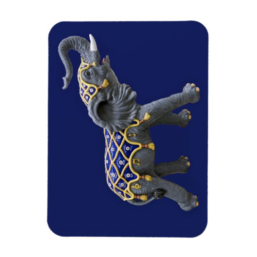 回転木馬象フォトマグネット マグネット (縦)