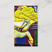 回転木馬馬とイエローマネ 名刺 (裏面)