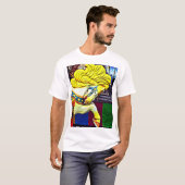 回転木馬馬とイエローマネ Tシャツ (正面フル)