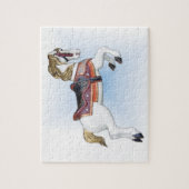 回転木馬馬の子供たち ジグソーパズル (縦)